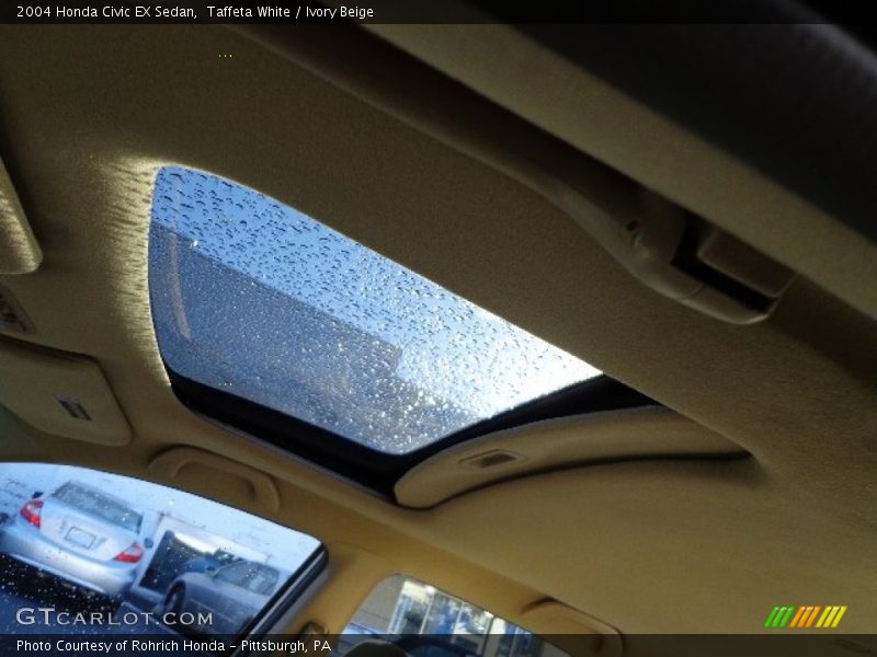 Taffeta White / Ivory Beige 2004 Honda Civic EX Sedan