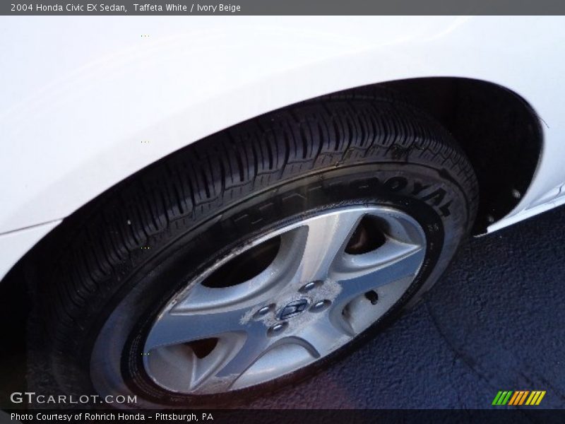 Taffeta White / Ivory Beige 2004 Honda Civic EX Sedan