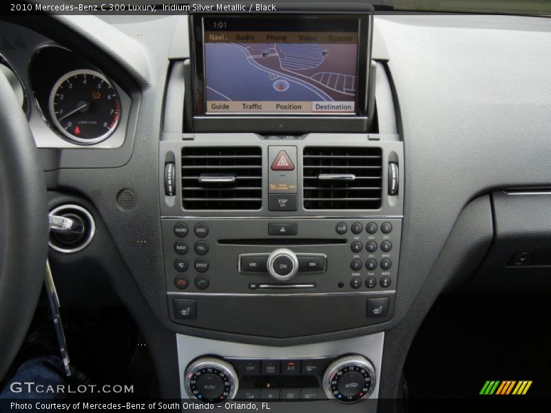 Iridium Silver Metallic / Black 2010 Mercedes-Benz C 300 Luxury