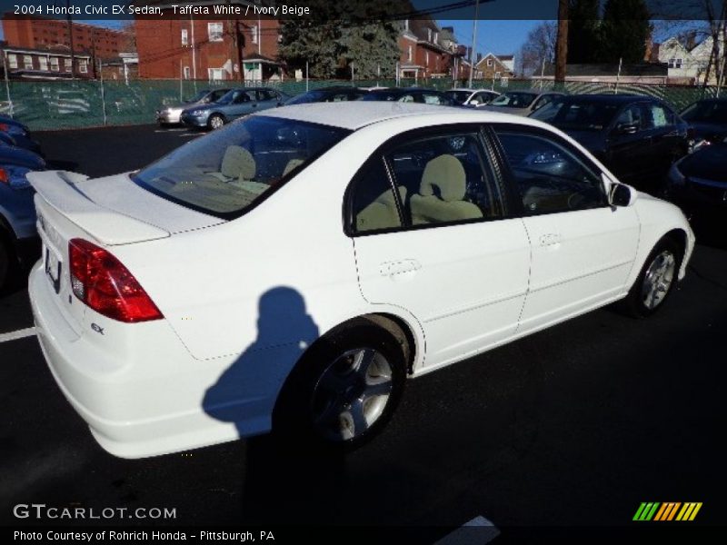 Taffeta White / Ivory Beige 2004 Honda Civic EX Sedan