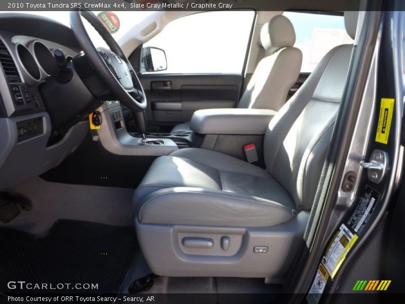 Slate Gray Metallic / Graphite Gray 2010 Toyota Tundra SR5 CrewMax 4x4