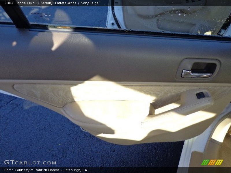 Taffeta White / Ivory Beige 2004 Honda Civic EX Sedan