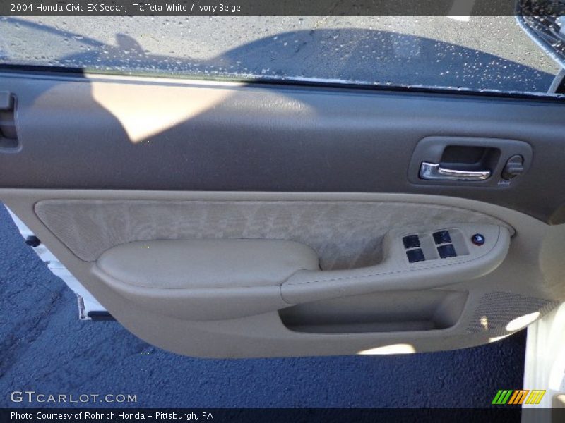 Taffeta White / Ivory Beige 2004 Honda Civic EX Sedan