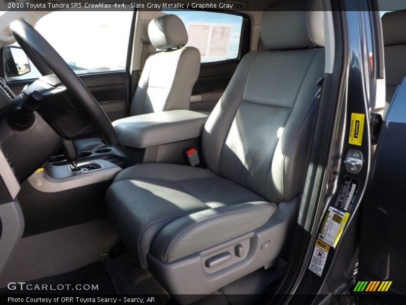Slate Gray Metallic / Graphite Gray 2010 Toyota Tundra SR5 CrewMax 4x4