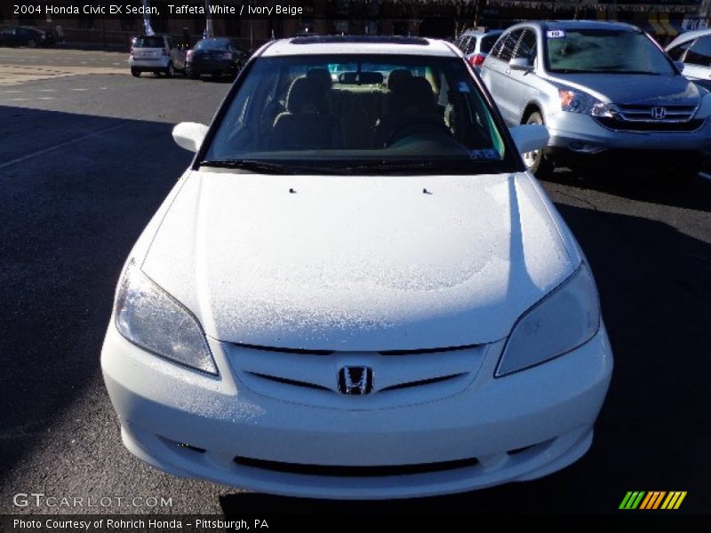 Taffeta White / Ivory Beige 2004 Honda Civic EX Sedan