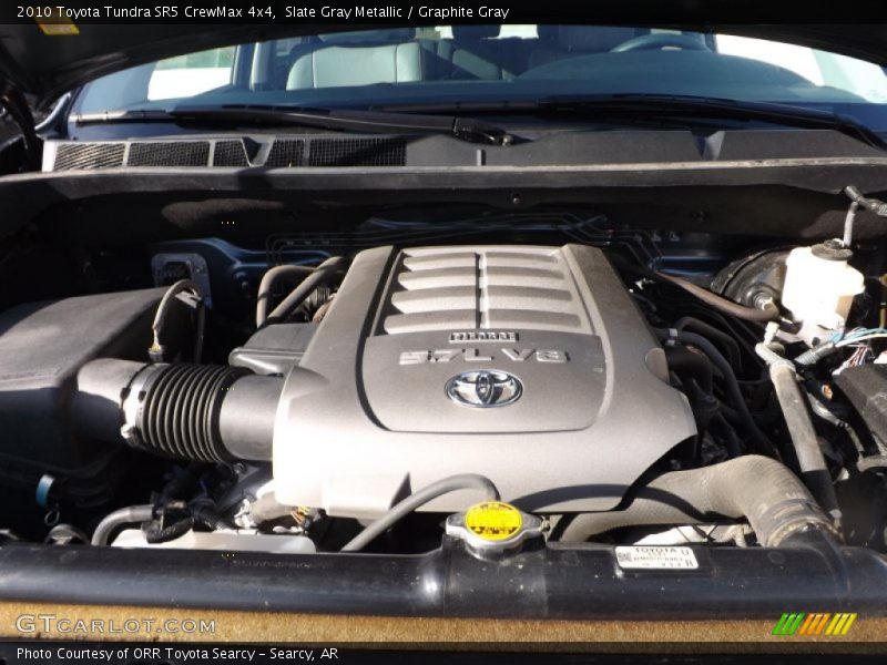 Slate Gray Metallic / Graphite Gray 2010 Toyota Tundra SR5 CrewMax 4x4