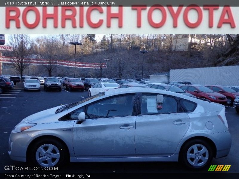 Classic Silver Metallic / Dark Gray 2010 Toyota Prius Hybrid IV