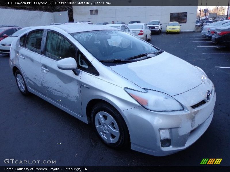 Classic Silver Metallic / Dark Gray 2010 Toyota Prius Hybrid IV