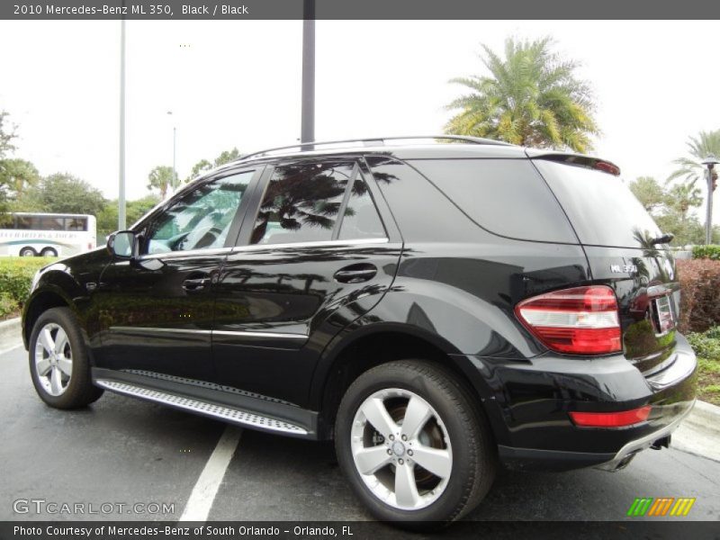 Black / Black 2010 Mercedes-Benz ML 350