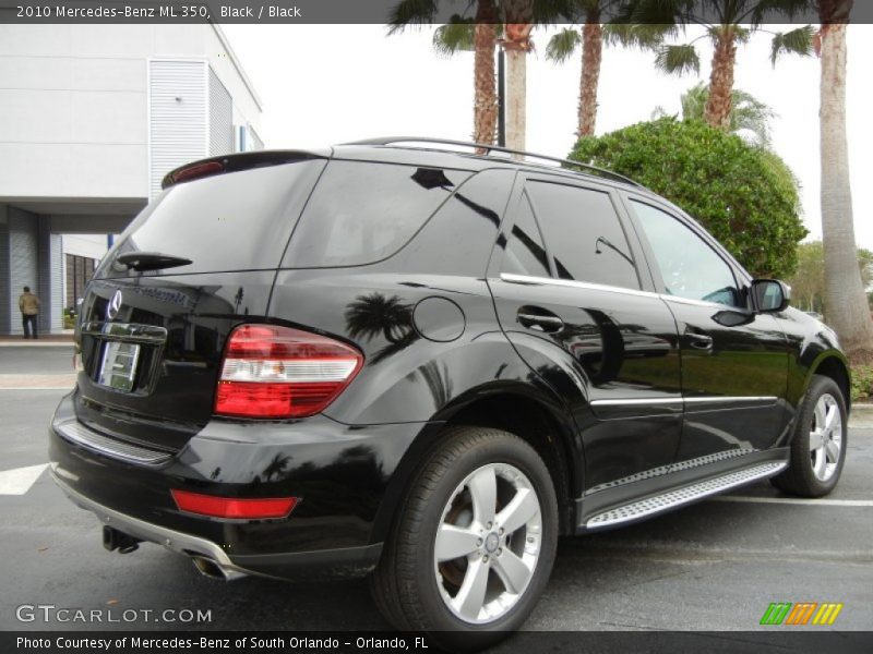 Black / Black 2010 Mercedes-Benz ML 350