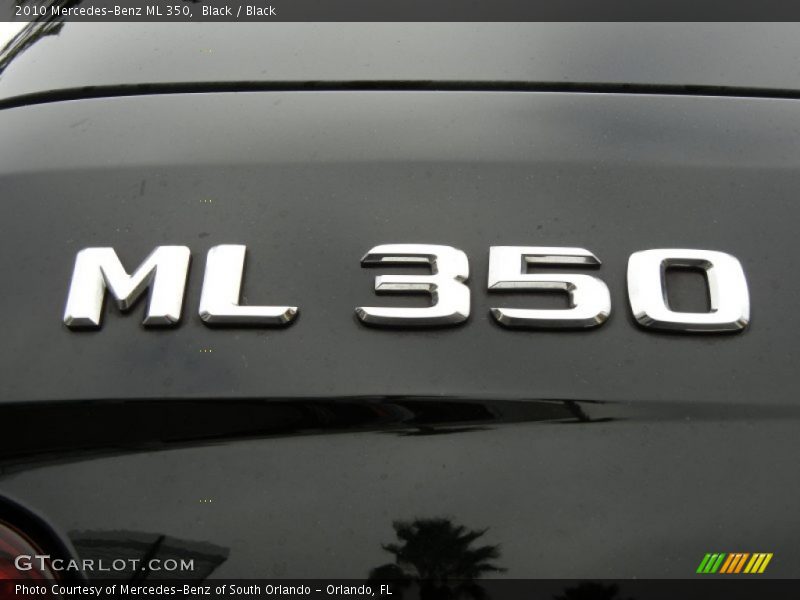 Black / Black 2010 Mercedes-Benz ML 350
