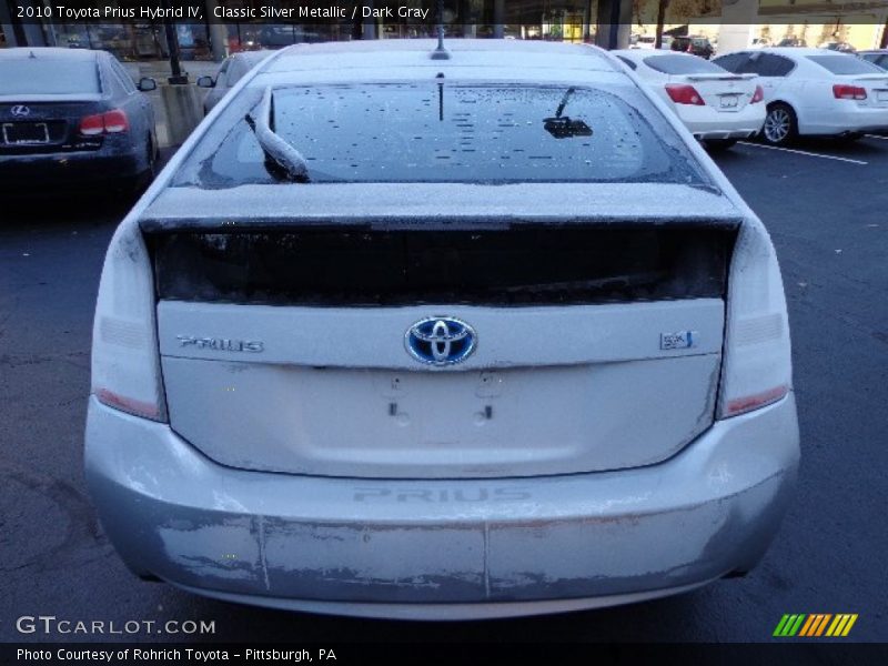 Classic Silver Metallic / Dark Gray 2010 Toyota Prius Hybrid IV