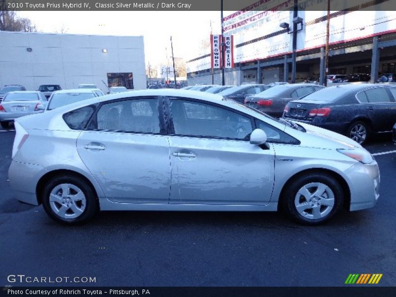 Classic Silver Metallic / Dark Gray 2010 Toyota Prius Hybrid IV