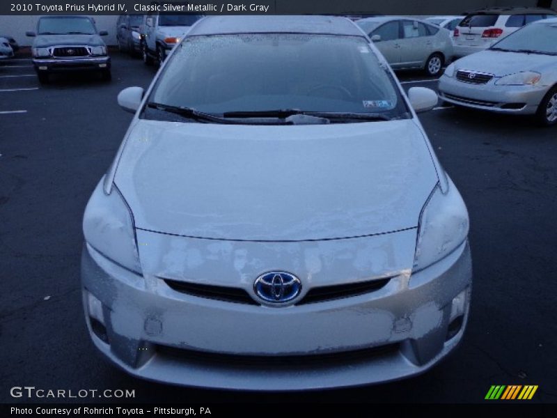Classic Silver Metallic / Dark Gray 2010 Toyota Prius Hybrid IV