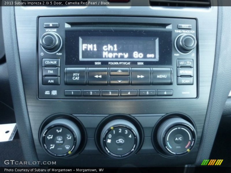 Controls of 2013 Impreza 2.0i 5 Door