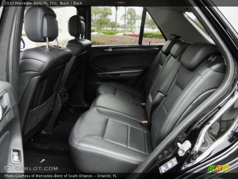 Black / Black 2010 Mercedes-Benz ML 350