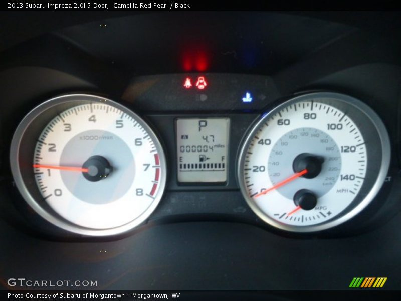  2013 Impreza 2.0i 5 Door 2.0i 5 Door Gauges