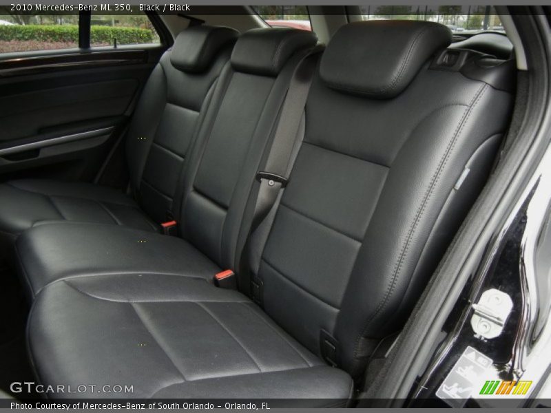 Black / Black 2010 Mercedes-Benz ML 350