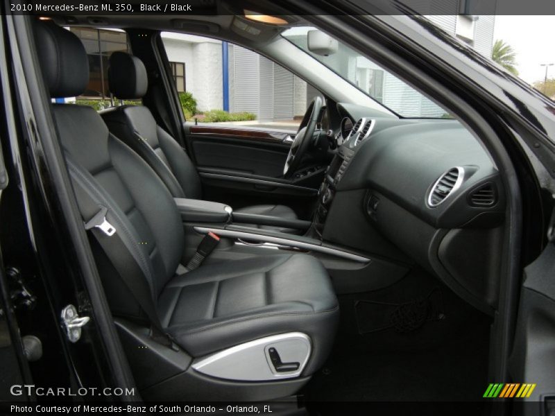Black / Black 2010 Mercedes-Benz ML 350