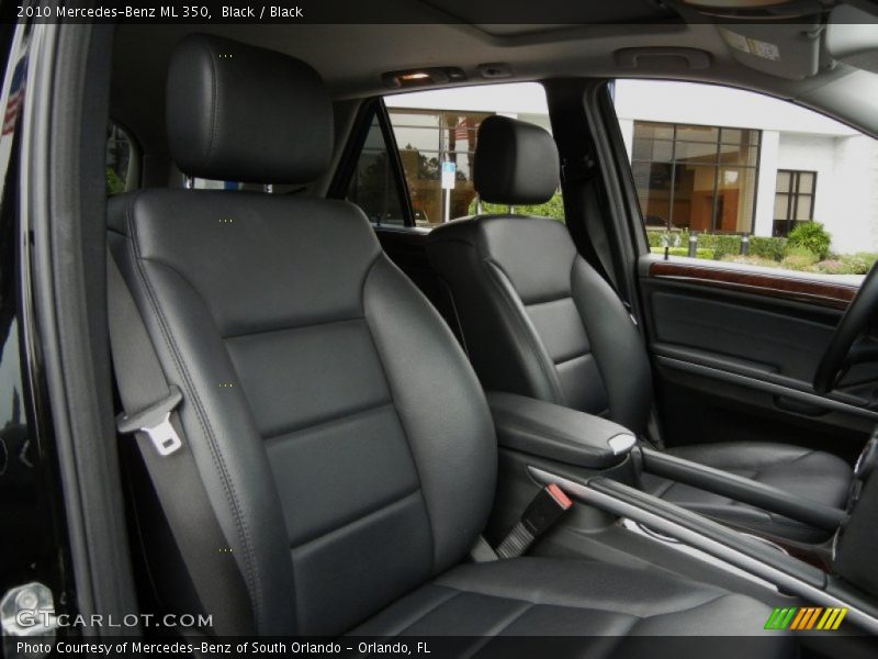 Black / Black 2010 Mercedes-Benz ML 350