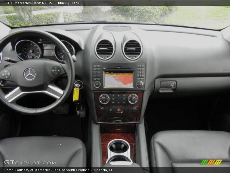 Black / Black 2010 Mercedes-Benz ML 350