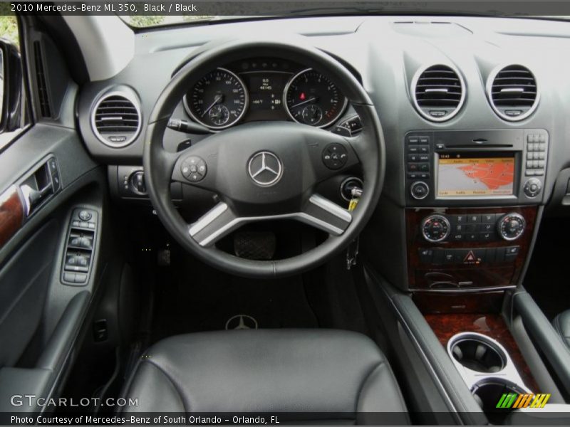 Black / Black 2010 Mercedes-Benz ML 350