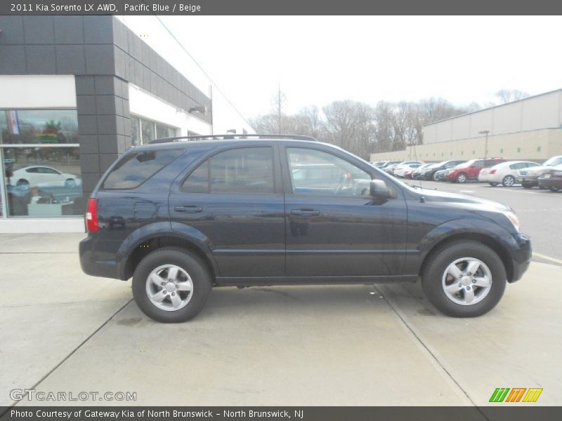 Pacific Blue / Beige 2011 Kia Sorento LX AWD