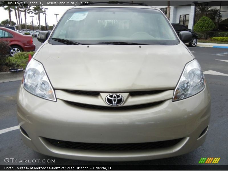 Desert Sand Mica / Taupe 2009 Toyota Sienna LE