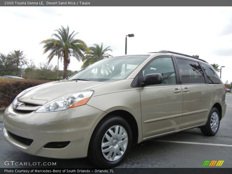 Desert Sand Mica / Taupe 2009 Toyota Sienna LE