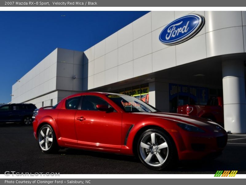 Velocity Red Mica / Black 2007 Mazda RX-8 Sport