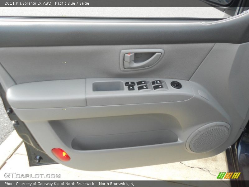 Pacific Blue / Beige 2011 Kia Sorento LX AWD