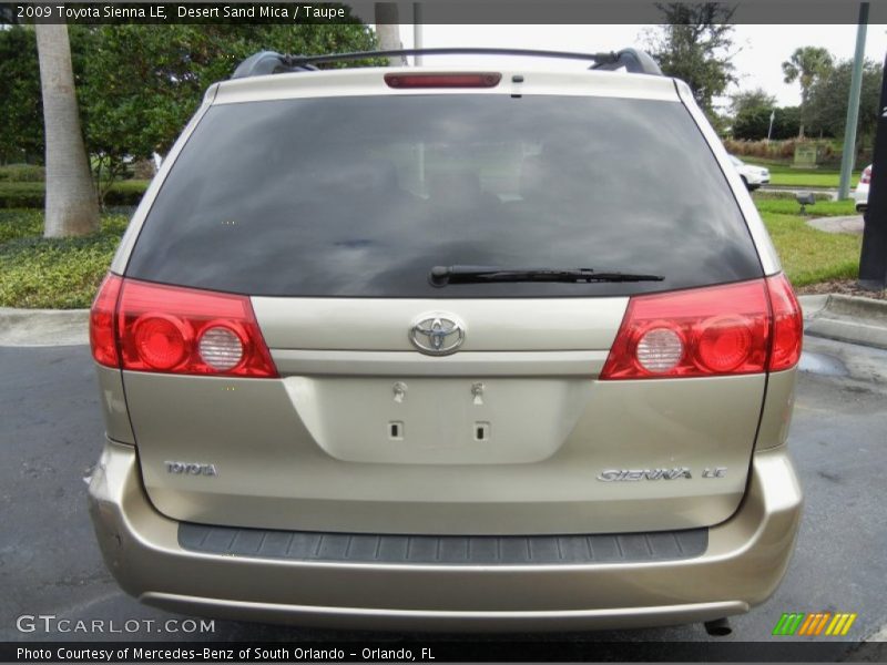 Desert Sand Mica / Taupe 2009 Toyota Sienna LE