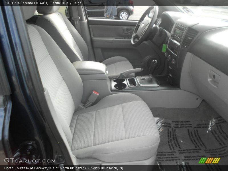 Pacific Blue / Beige 2011 Kia Sorento LX AWD
