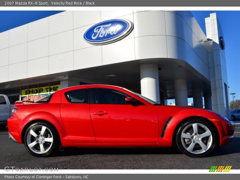Velocity Red Mica / Black 2007 Mazda RX-8 Sport