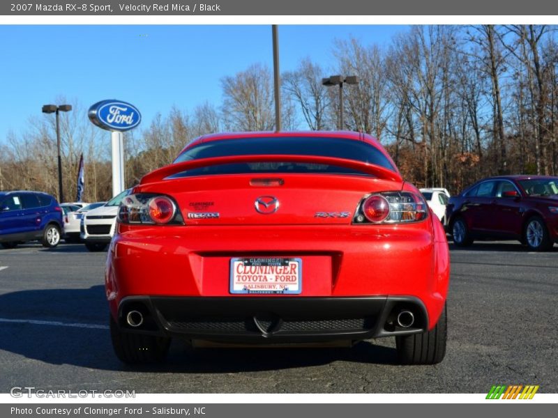 Velocity Red Mica / Black 2007 Mazda RX-8 Sport