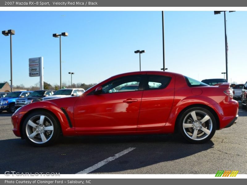 Velocity Red Mica / Black 2007 Mazda RX-8 Sport