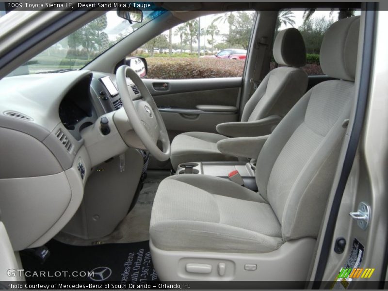 Desert Sand Mica / Taupe 2009 Toyota Sienna LE