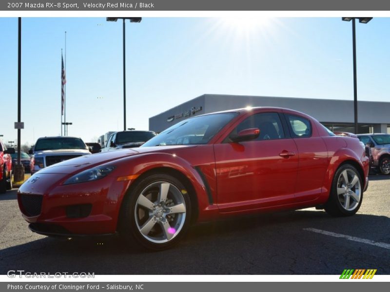 Velocity Red Mica / Black 2007 Mazda RX-8 Sport