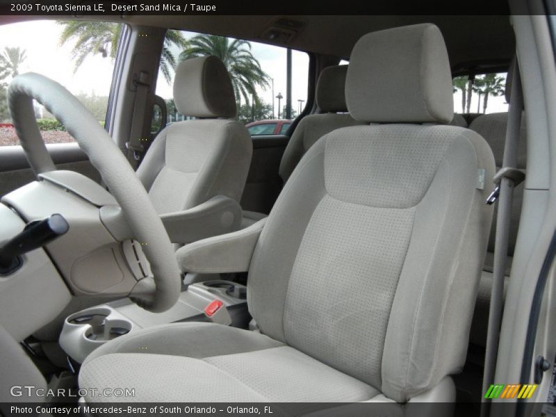 Desert Sand Mica / Taupe 2009 Toyota Sienna LE