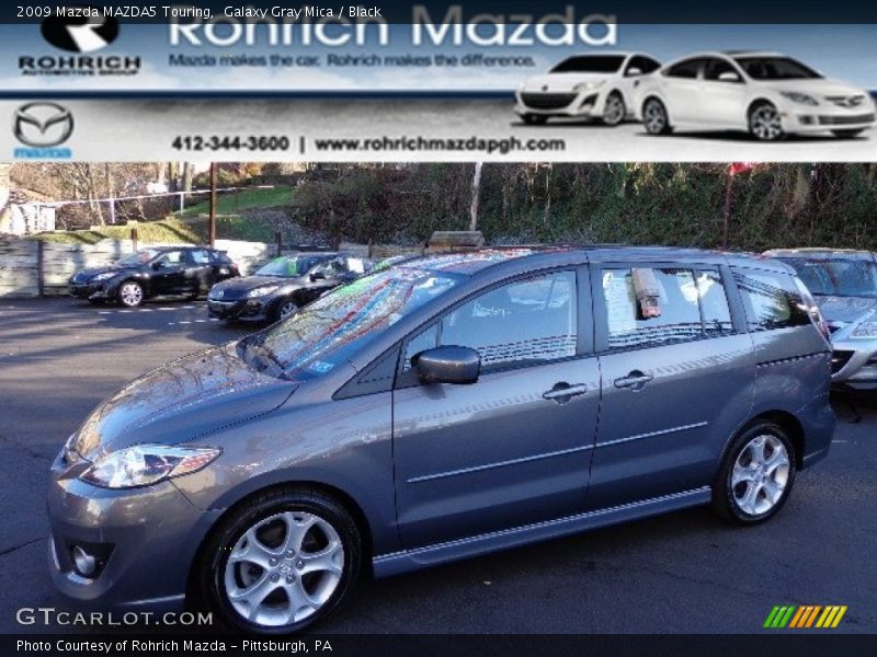 Galaxy Gray Mica / Black 2009 Mazda MAZDA5 Touring