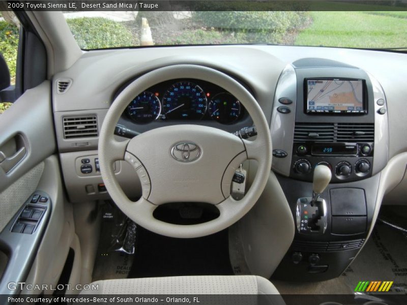 Desert Sand Mica / Taupe 2009 Toyota Sienna LE