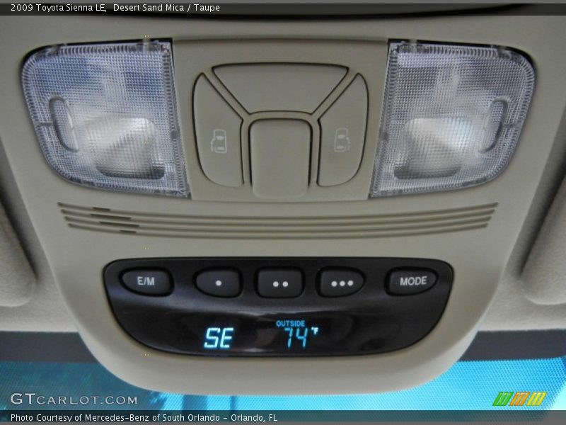 Desert Sand Mica / Taupe 2009 Toyota Sienna LE
