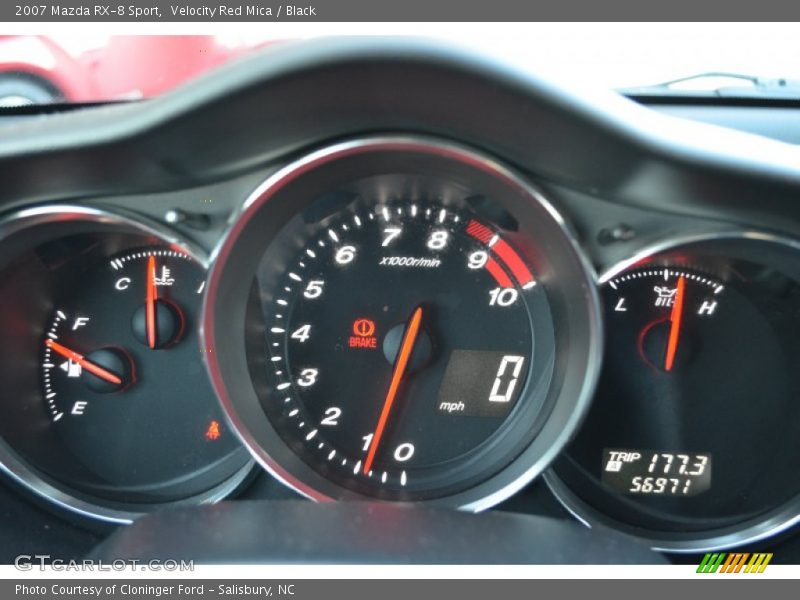 Velocity Red Mica / Black 2007 Mazda RX-8 Sport