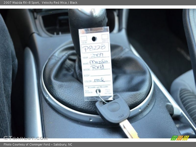 Velocity Red Mica / Black 2007 Mazda RX-8 Sport