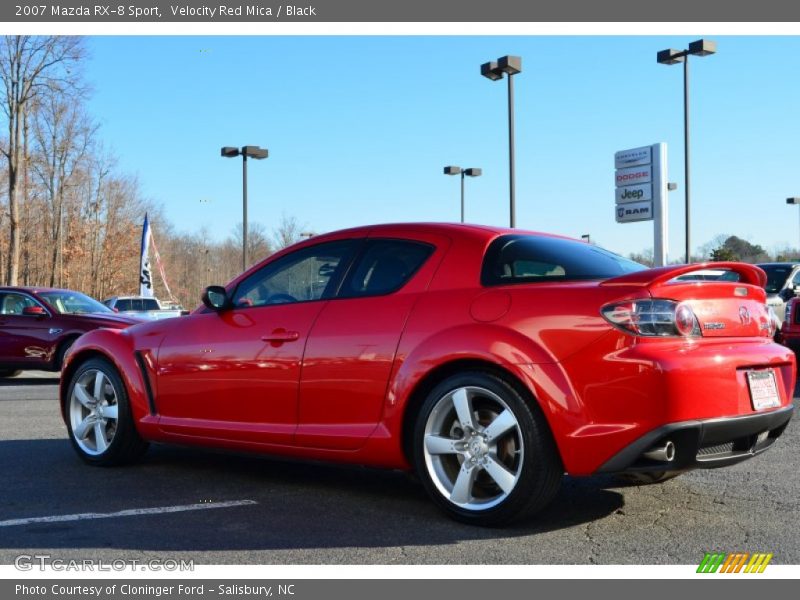 Velocity Red Mica / Black 2007 Mazda RX-8 Sport