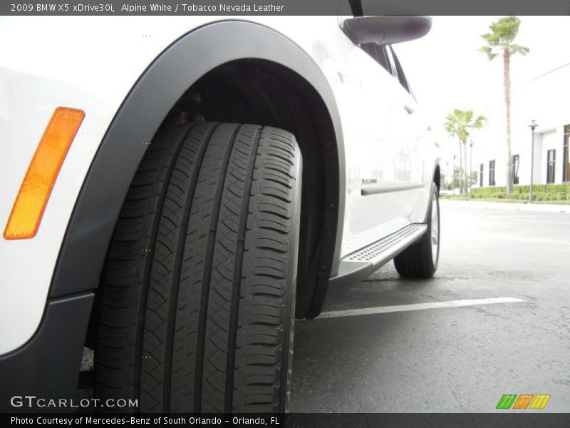 Alpine White / Tobacco Nevada Leather 2009 BMW X5 xDrive30i