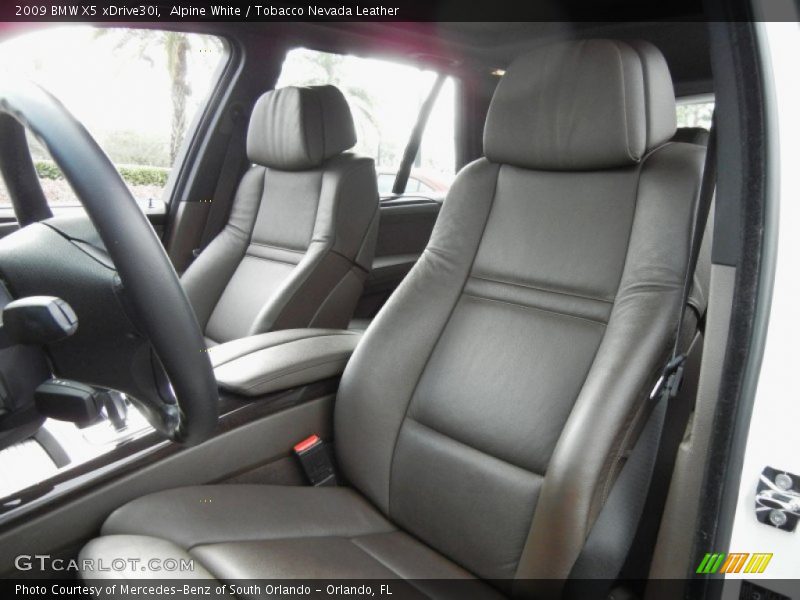 Front Seat of 2009 X5 xDrive30i