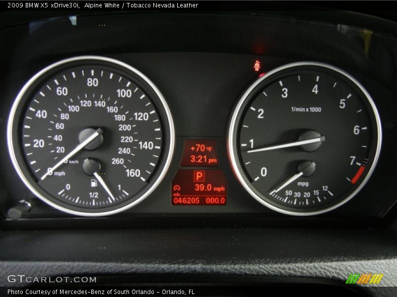  2009 X5 xDrive30i xDrive30i Gauges