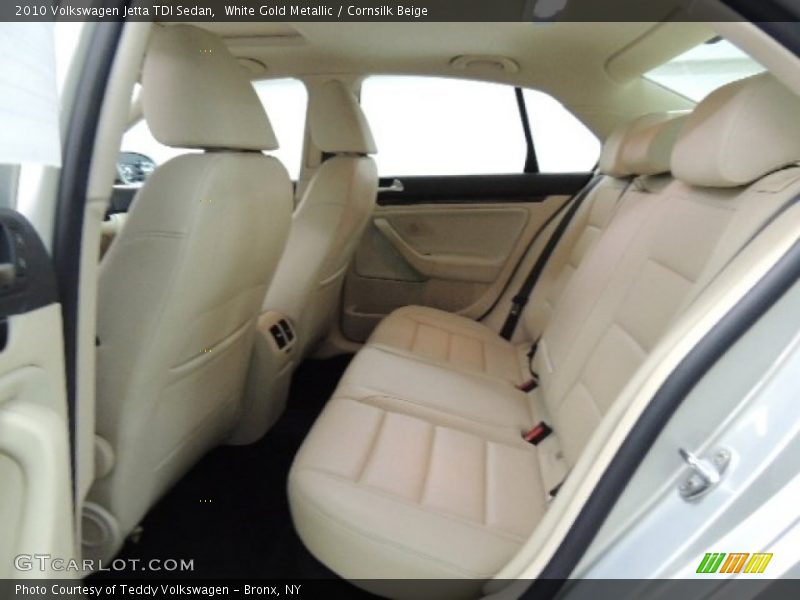 White Gold Metallic / Cornsilk Beige 2010 Volkswagen Jetta TDI Sedan