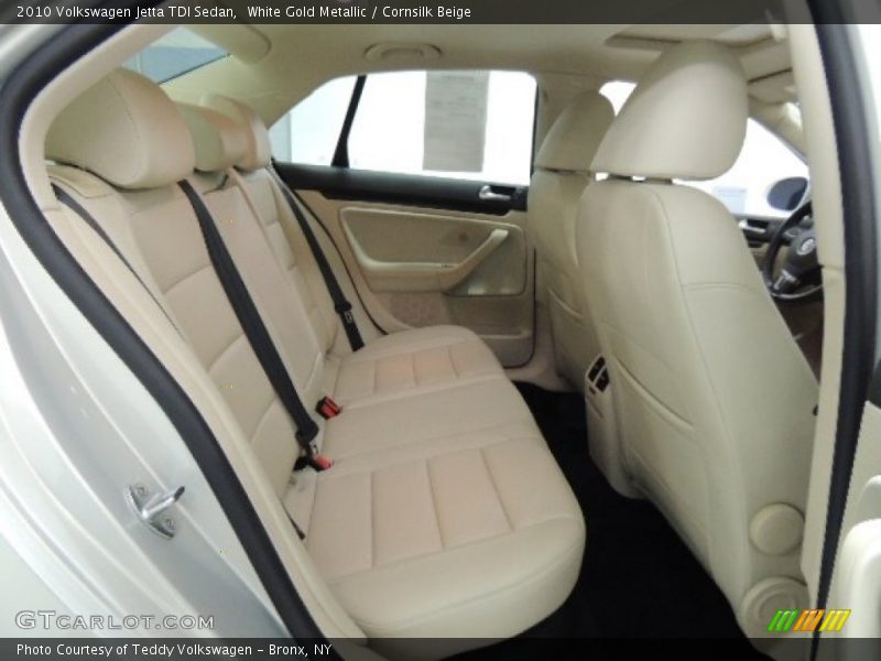White Gold Metallic / Cornsilk Beige 2010 Volkswagen Jetta TDI Sedan